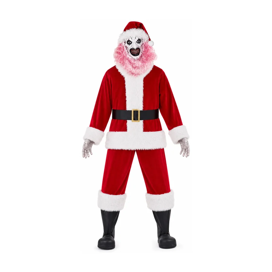Art the Clown Santa Animatronic, studio packshot on white