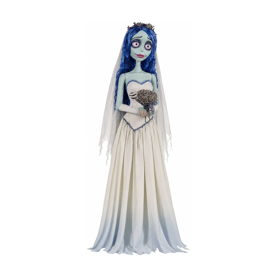 Corpse Bride Emily Animatronic, studio packshot on white