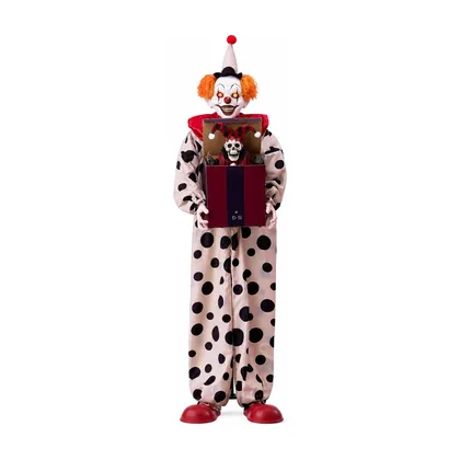 Hollowbrook Clown Animatronic, studio packshot on white