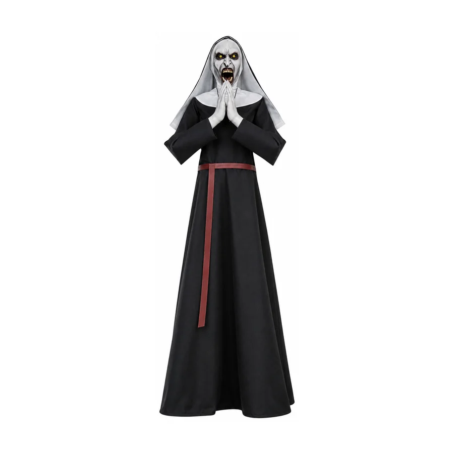 Valak The Nun Animatronic, studio packshot on white